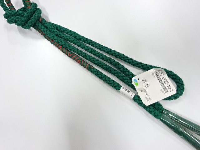 未使用品　正絹　手組帯締め